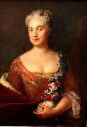 antoine pesne Friederike Markgrafin von Ansbach oil painting on canvas